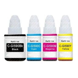 Tinteiro Compatível para Canon 590 Azul 70ml (1604C001, GI-590C, GI590)