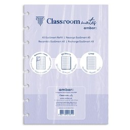 Recarga p / Caderno Inteligente Ambar EcoSmart A5 50Fl Pautado