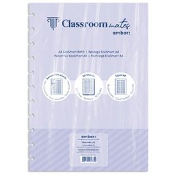 Recarga p / Caderno Inteligente Ambar EcoSmart A4 50Fl Quadriculado