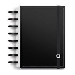 Caderno Inteligente Ambar EcoSmart PU A5 100gr 100F Preto