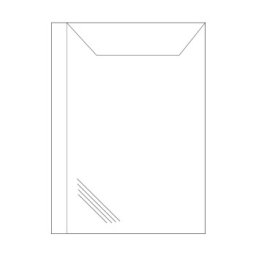 Bolsa Pvc 190mmx229mm para Projecto c / Vitrine e s / Furacao