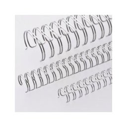 Argolas Metalicas Encadernar Passo 2:1 19 mm Cx 50 Prata