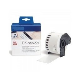 Rolo Papel Contínuo Não Autocolante Cartões Personalizados Compatível para Brother(DKN55224)
