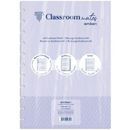 Recarga p / Caderno Inteligente Ambar EcoSmart A4 50Fl Pautado