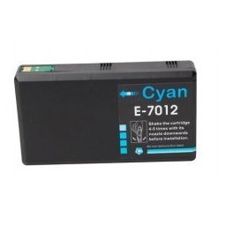 Tinteiro Compatível para Epson T7012 Azul C13T70124010 34,2ml
