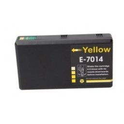 Tinteiro Compatível para Epson T7014 Amarelo C13T70144010 34,2ml