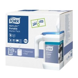 Dispensador Portatil+Rolo Toalhas TORK M4 Starter Kit