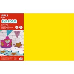 Placa de Cor Musgami 40x60cm 2mm Amarelo 5Folhas