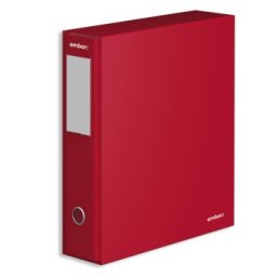 Pasta Arquivo + Caixa Ambar L / L Din com calha Bordeaux