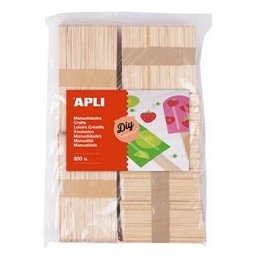 Pau Madeira (Manualidades) Apli Cor Natural 800 unidades