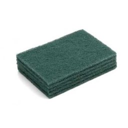 Esfregão Fibra Verde para a Loiça 15x10cm - (5 unidades) 2 unidades
