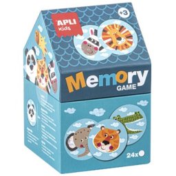 Jogo Casinha de Memória Safari 24 Peças