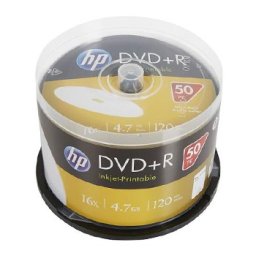 DVD+R HP 4.7GB 16X Spindle Pack 50 Printable