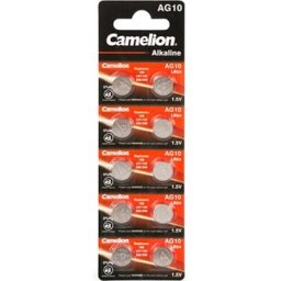 Pilhas LR1130 / AG10 1.5V-68mAh Relógios 10un
