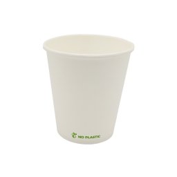Copos 210ml Papel 7oz Plastic Free Branco 50 unidades