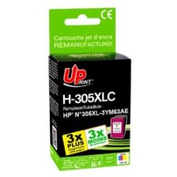 Tinteiro Compatível UPrint para HP 305XL Cor 3YM63A 18ml