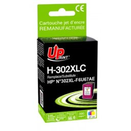 Tinteiro Compatível Uprint para HP 302XL Cor F6U67A