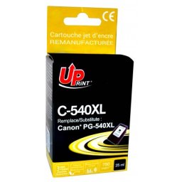 Tinteiro Compatível UPrint para Canon 540XL Preto 21ml (5222B005, PG540XL)