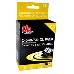 Pack Tinteiros Compatíveis UPrint para Canon 540XL/ 541XL Preto/ Cor (5225B006)