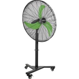 kaiserkraft Ventoinha de pé móvel WM-S 9 Silent Power, 6 velocidades, preto, Ventoinha de pé móvel WM-S 9 Silent Power, 6 velocidades, preto. Máximo fluxo de ar com um nível de ruído muito baixo. Robusto e com proteção IP54 - certificado conforme a Direti