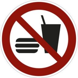 kaiserkraft Sinais de proibição, não comer ou beber, embalagem de 10 unid., película, Ø 200 mm, Sinais de proibição, não comer ou beber, embalagem de 10 unid., película, Ø 200 mm. Para a ótima proteção das suas instalações. De acordo com a ASR A1.3 / ISO