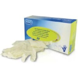 Alvita Luvas Latex com Pó Tamanho L x100
