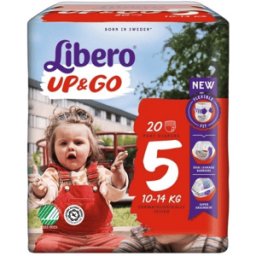 Libero Up Go Fraldas Cueca Tamanho 5 10-14Kg x20