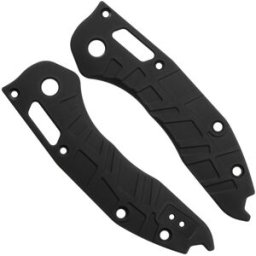 Lex Custom Microtech Stitch Scales V2 MS2TH190, Black Titanium, capas de cabo