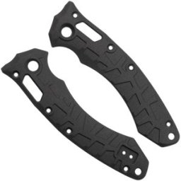 Lex Custom Microtech Amphibian Scales AMPHH112 Cerakote Cobalt Titanium, capas de cabo