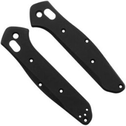 Flytanium Benchmade 940 Osborne Handle Kit 1150 Black DLC Titanium Radar Scales, Titanium Hardware, capas
