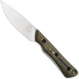White River Knives Brave WRSS-BRV-RMB Stonewashed Magnacut, Maple Black Richlite, faca de caça, Smith and Sons design