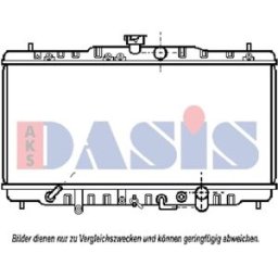 Radiador, arrefecimento do motor AKS DASIS 100450N