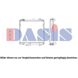Radiador, arrefecimento do motor AKS DASIS 210295N