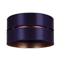 Duolla - Iluminação de teto DUO 1xE27/15W/230V diâmetro 40 cm azul/dourado