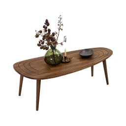 Mesa de centro SISI em nogueira
