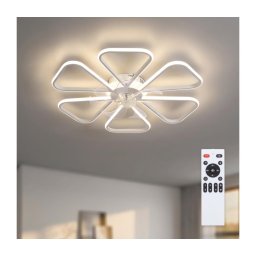 Brilagi - Ventilador de teto LED dimerizável LED/38W/230V Ø 76 cm branco + comando remoto