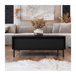 Mesa de centro OZMI 100x40 cm preta