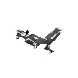 Flex Conetor de Carga com Microfone Iphone 11 Preto