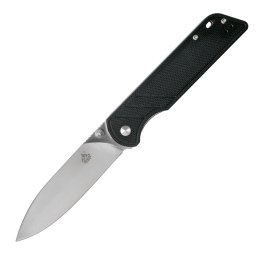 Faca QSP Parrot, Lâmina Satinada D2, Cabo G10 Preto QS102-A