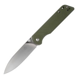 Faca QSP Parrot, Lâmina Satinada D2, Cabo G10 Verde QS102-B