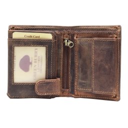 Carteira de Couro GreenBurry mini Vintage 1813-25