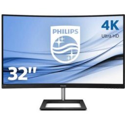 Monitor Profesional Curvo Philips E-Line 328E1CA 31.5"/ 4K/ Multimedia/ Negro