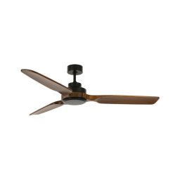Lucci air 213051 - Ventilador de tecto SHOALHAVEN preto/castanho Ø 142 cm