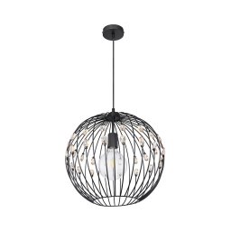 Globo 16029H1 - Lustre pendente com cabo HANAKO 1xE27/60W/230V, diâmetro 40 cm