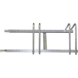 PROCITY Suporte de bicicletas INFINITE , ampliação com 2 lugares, galvanizado a fogo, Suporte de bicicletas INFINITE, ampliação com 2 lugares, galvanizado a fogo. Módulo adicional com 2 lugares. Estrutura: tubo de aço 30 x 30 mm e Ø 16 mm. Este suporte pa