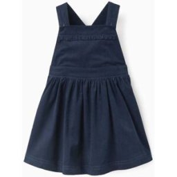 ZIPPY Saia de Peito de Bombazine com Folhinhos para Bebé Menina, Azul Escuro Azul 12-18 Months