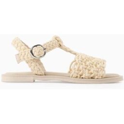 ZIPPY Sandálias de Corda com Fivela para Menina, Bege Beige 32