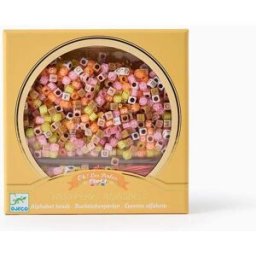 Kit Pulseiras Djeco 1000 Missangas para Menina, Amarelo/Laranja/Rosa/Dourado Amarelo ONE SIZE FITS ALL