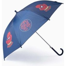 MARVEL HEROES Guarda-chuva para Bebé e Menino 'Spider-Man', Azul Escuro Azul ÚNICO