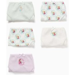 Disney Pack de 5 cuecas de algodão com estampados Frozen para menina, multicolor Misto 4-5 Years
